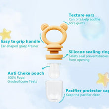 Load image into Gallery viewer, Baby Food Fruit Feeder &amp; Breastmilk Popsicle Mold Set