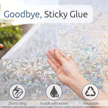 Load image into Gallery viewer, Holographic PVC Window Privacy Film