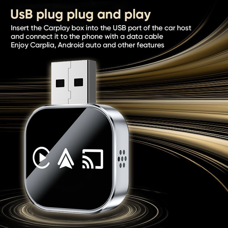 Aless™ Wireless CarPlay Android Auto Adapter
