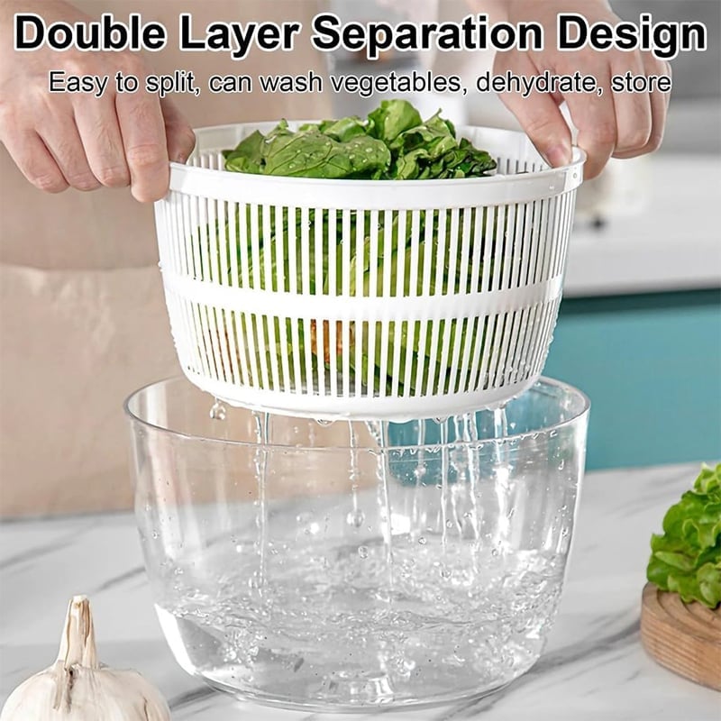 Professional Large Salad Spinner & Vegetable Dehydrator
