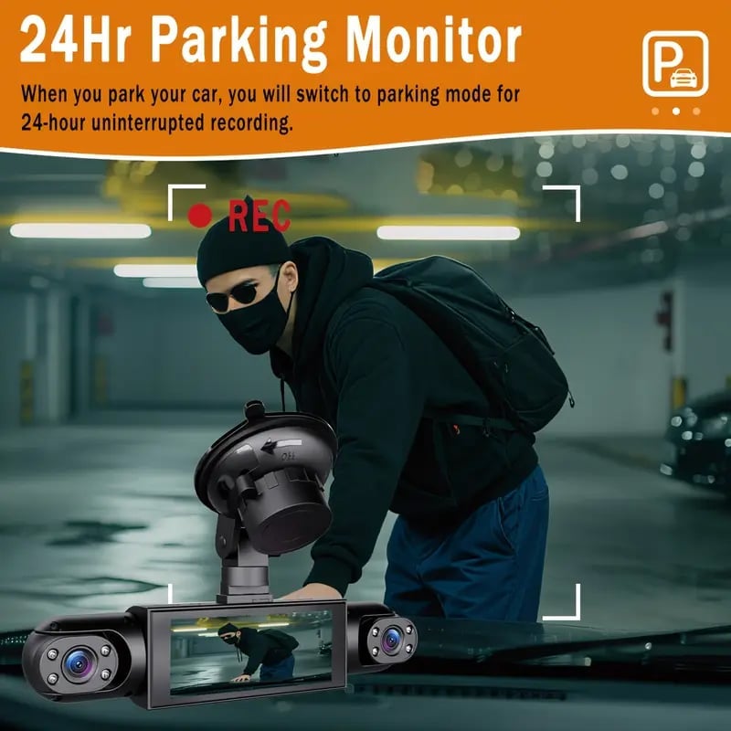 Aless™ Four-record monitoring driving recorder