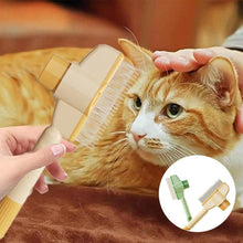 Load image into Gallery viewer, Self-cleaning Pet Flea Comb Grooming Brush