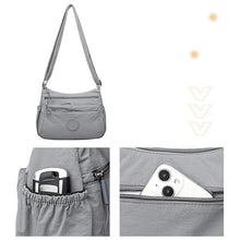 Load image into Gallery viewer, Solid Color Fashionable Multi-pocket Zipper Crossbody Bag