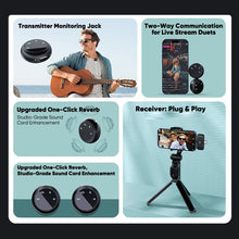 Load image into Gallery viewer, K31 Pro Button-Style Magnetic Wireless Lavalier Microphone