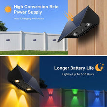 Load image into Gallery viewer, Garden Solar Wall Light
