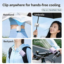 Load image into Gallery viewer, Sakerplus® 360° Rotating Semi-Cooling Clip Fan