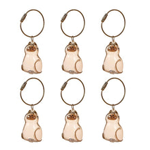 Load image into Gallery viewer, Cat Fur Keepsake Keychain – Transparent Memory Pendant for Pet Hair Storage