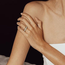 Load image into Gallery viewer, Interlocking Stackable Rings for Women