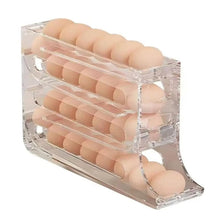 Load image into Gallery viewer, 4-Tier Sliding Egg Storage Box