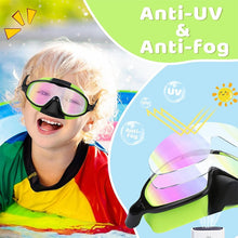 Load image into Gallery viewer, Swim Goggles with Nose Cover