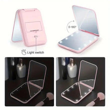 Load image into Gallery viewer, Mini LED Magnification Pocket Mirror