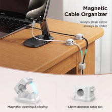 Load image into Gallery viewer, 6 Pack Magnetic Cord Organizer Holder