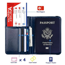Load image into Gallery viewer, Anti-Theft Passport Wallet