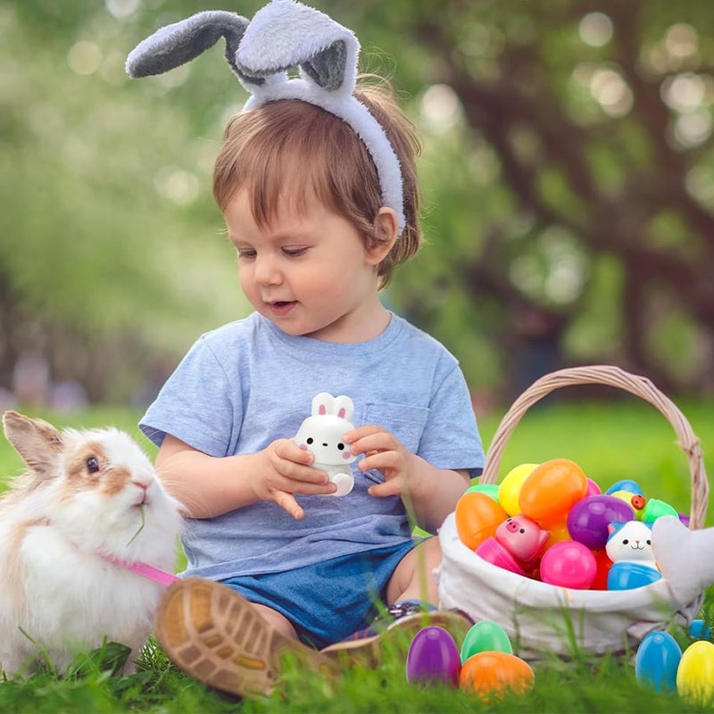 24 PCS Easter Eggs Prefilled Slow Rising Squishy Toys (Pre-sale: 10 days)