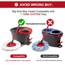 Load image into Gallery viewer, Triangular Disc Floor Brush Rotating Mop Head