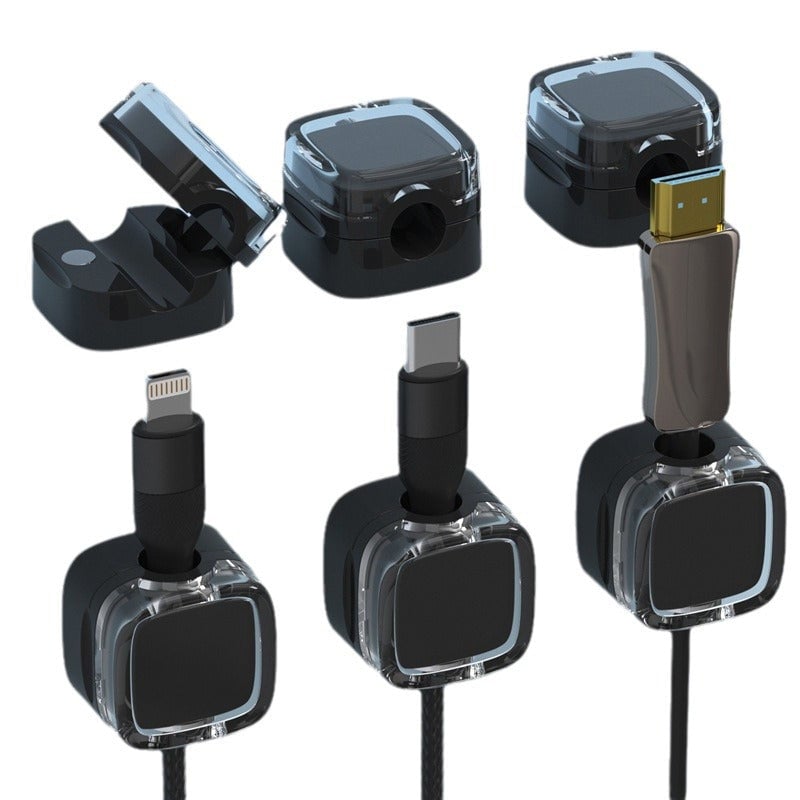 6 Pack Magnetic Cord Organizer Holder