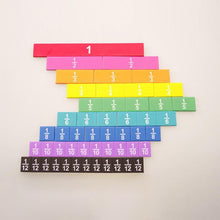 Load image into Gallery viewer, Math Teaching Fraction Strips