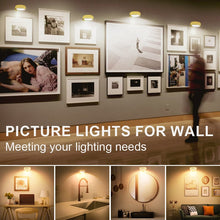 Load image into Gallery viewer, Picture Lights For Wall With 3 Color Temps - 3 Pack