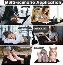 Load image into Gallery viewer, Large Heated Mouse Pad with Adjustable Heat Levels