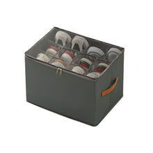 Load image into Gallery viewer, Collapsible Shoe Organizer Box with Transparent Cover