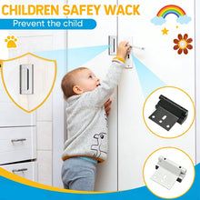 Load image into Gallery viewer, Child Safety Door Lock with 3-Inch Anti-Theft Aluminum Hinge Bolt Night Lock