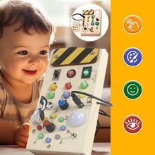 Load image into Gallery viewer, Montessori Busy Board for Toddlers