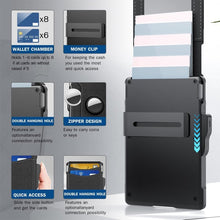 Load image into Gallery viewer, Men's Business Style Pu Leather Card Slots for AirTag