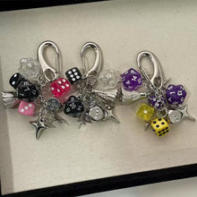 Load image into Gallery viewer, Creative dice keychain