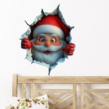 Load image into Gallery viewer, Santa Claus Wall Sticker Set