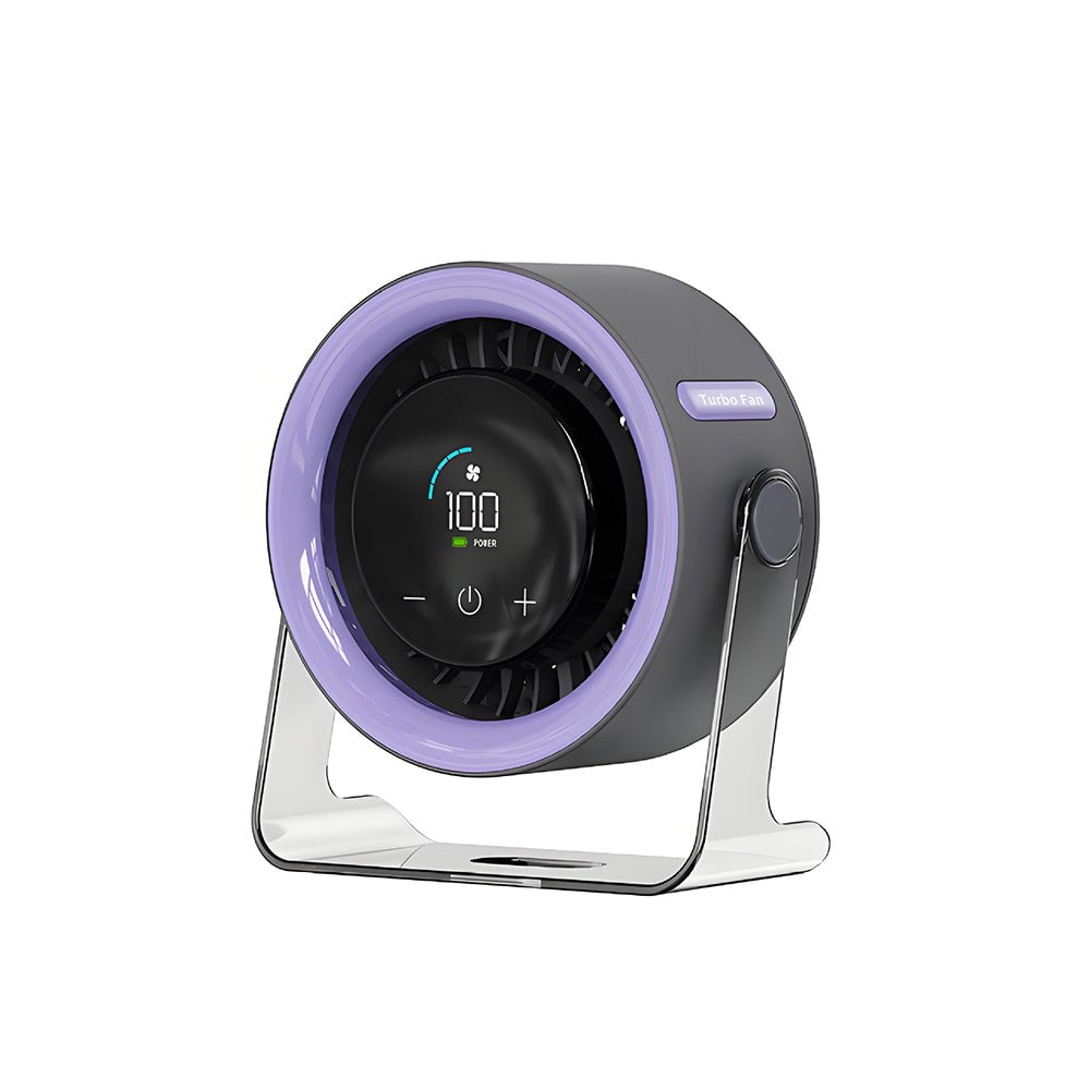 Battery Powered Quiet Desk Fan - Adjustable Head