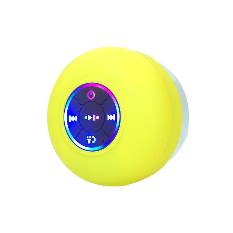 【Extra 10 % Off】Mini Bluetooth Shower Speaker With Led Light