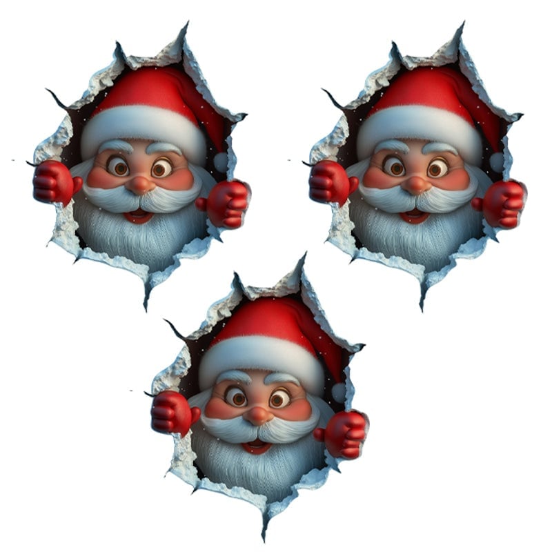 Santa Claus Wall Sticker Set