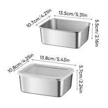 Load image into Gallery viewer, Stainless Steel Food Storage Container