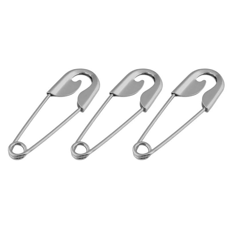 Oversized Vintage Safety Pin Hair Clips