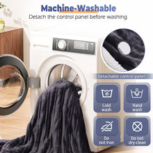 Load image into Gallery viewer, Electric Wearable Throw Blanket with Sleeves