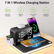 Load image into Gallery viewer, Saker® 7 in 1 Wireless Charging Station
