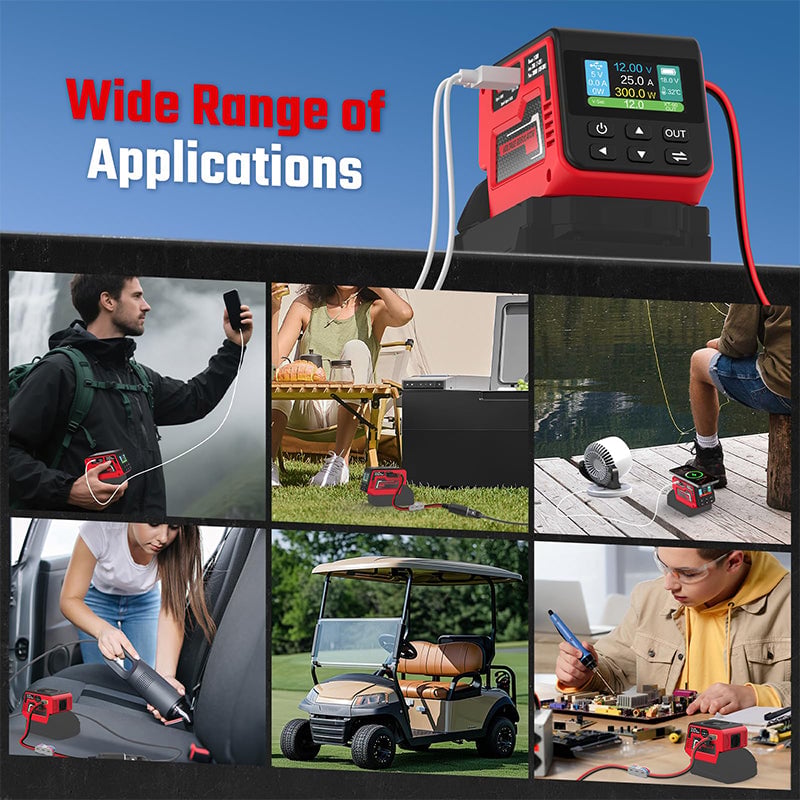 Portable Adjustable Voltage Power Converter