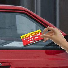 Load image into Gallery viewer, You Parked Like An Idiot Parking Cards