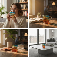 Load image into Gallery viewer, Hand-painted Book Coffee Cup
