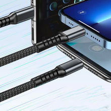 Load image into Gallery viewer, Three-in-One Braided Data Cable