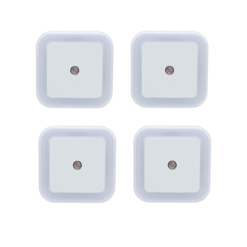 Square Light-Controlled Night Light