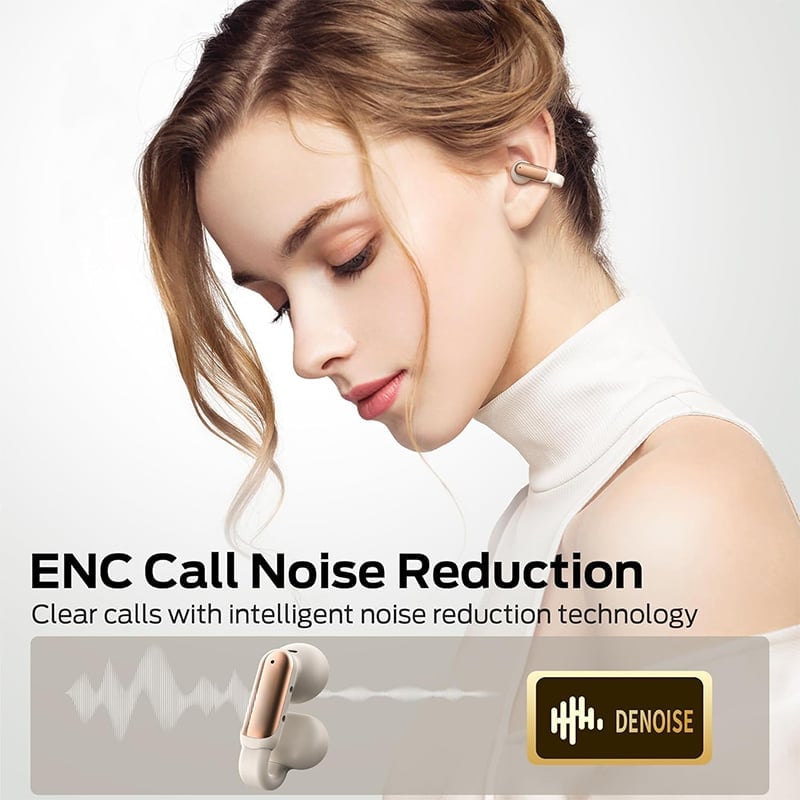 Clip-On Open-Ear Bluetooth Earbuds
