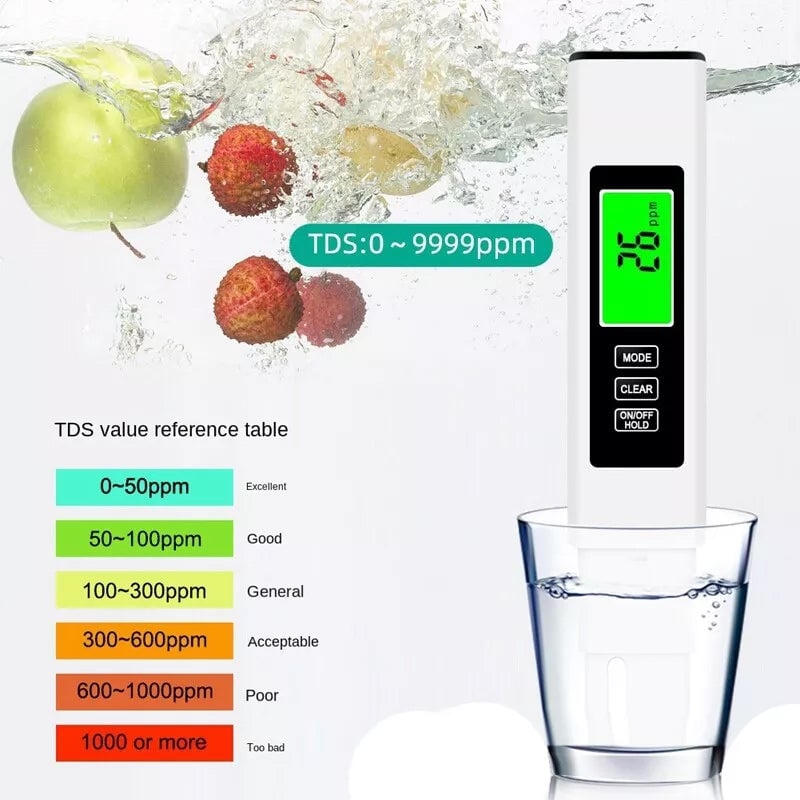 【Extra 15% OFF】New 4 in 1 Tds Meter Digital Water Tester