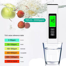 Load image into Gallery viewer, 【Extra 15% OFF】New 4 in 1 Tds Meter Digital Water Tester