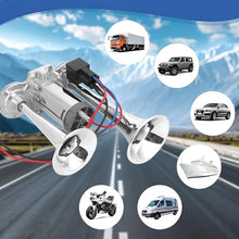 Load image into Gallery viewer, 600DB Dual-Tone Metal Car Horn