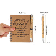 Load image into Gallery viewer, Eco-Friendly Bamboo Stationery Gift Set