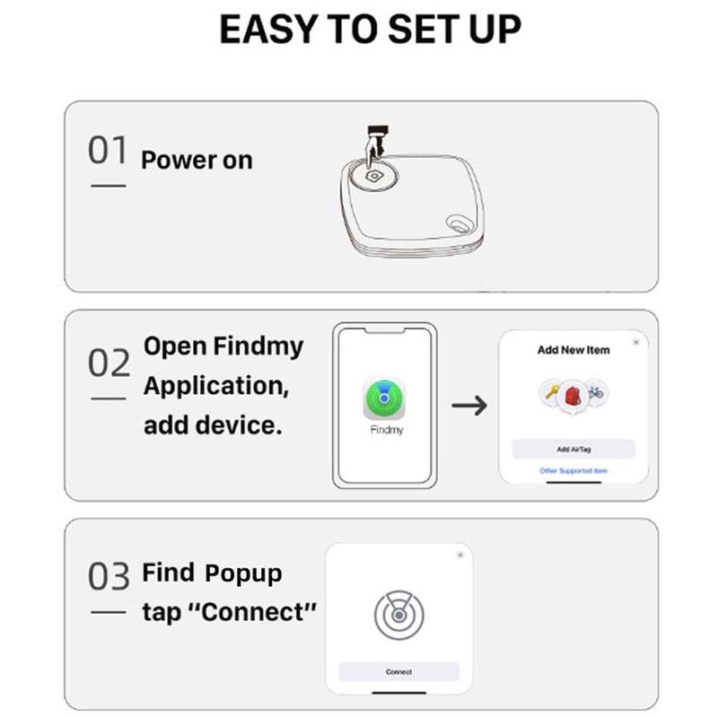 Smart Anti-lost Alarm Bluetooth Tracker for Key, Wallet, etc.