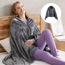 Load image into Gallery viewer, Heated Flannel Blanket
