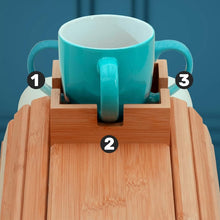 Load image into Gallery viewer, Bamboo Couch Cup Holder