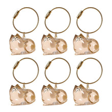 Load image into Gallery viewer, Cat Fur Keepsake Keychain – Transparent Memory Pendant for Pet Hair Storage